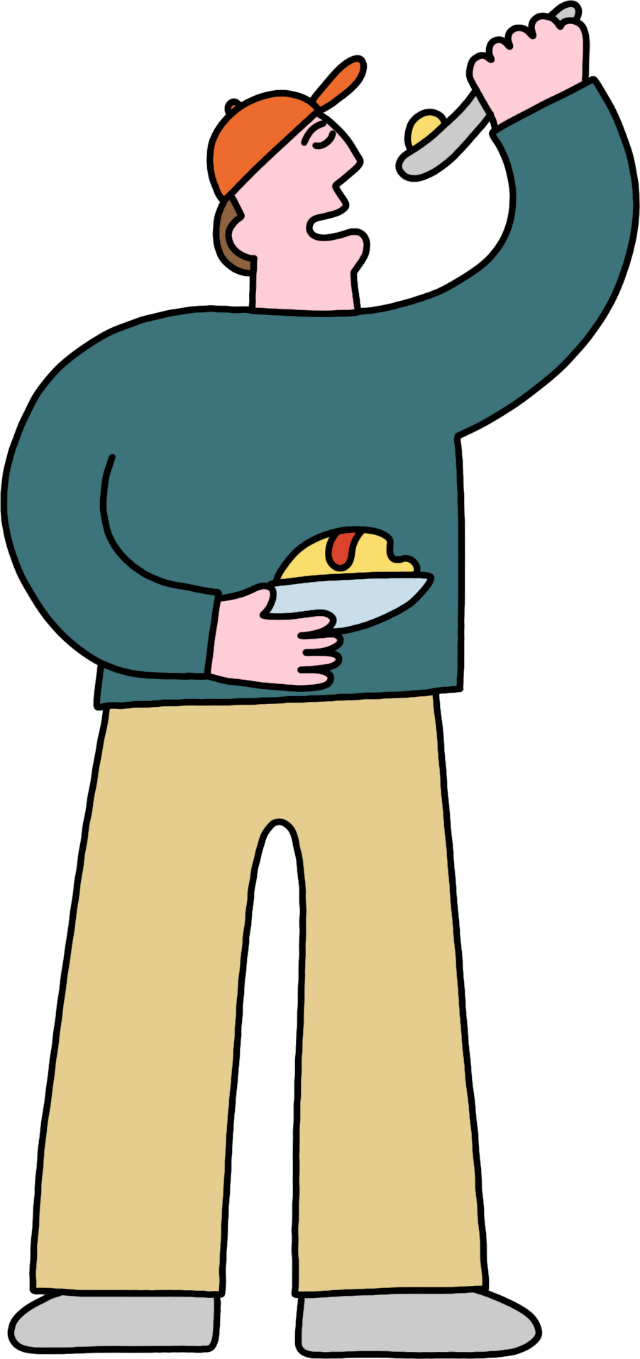おいしいもの大好きタイプ