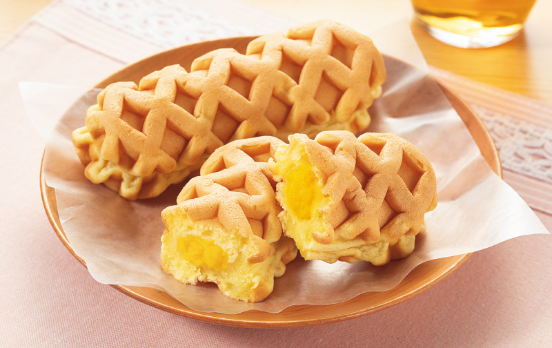 ミニワッフルドッグ（かぼちゃクリーム）