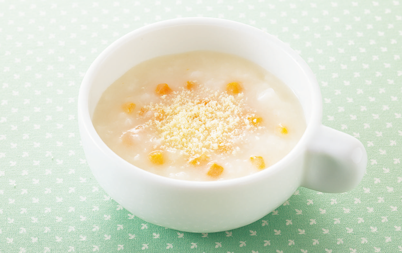 国産野菜と豆乳で作った角切り野菜入りホワイトソース