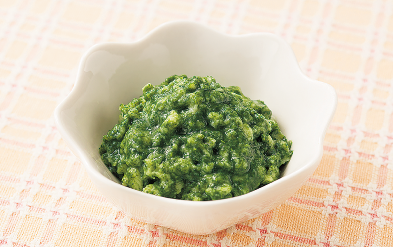 国産野菜で作ったなめらかキューブ　ほうれん草