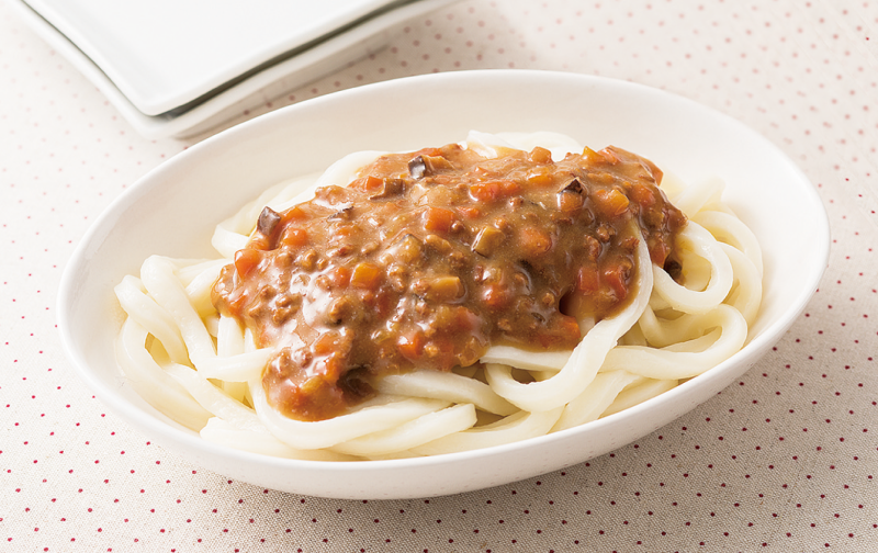 国産具材のジャージャーうどんの素