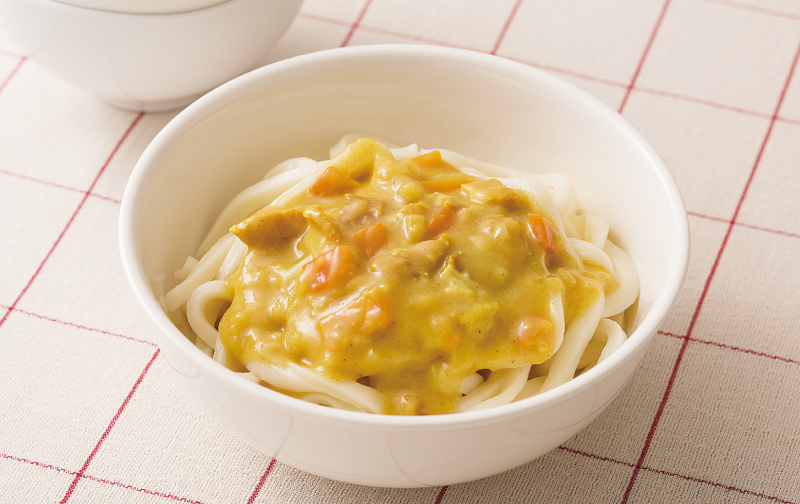 国産具材のカレーうどんの素