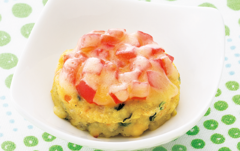 トマトチーズハンバーグ