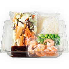 海老と枝豆の中華春雨のパッケージ