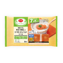 トマトコンソメソースのパッケージ