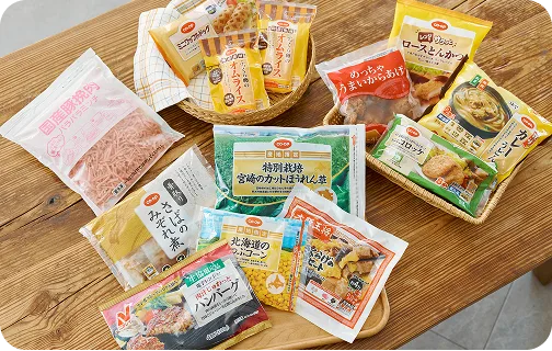 人気の冷凍食品